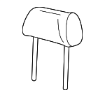 8D0881899AW04 - Body: Headrest for Audi Image