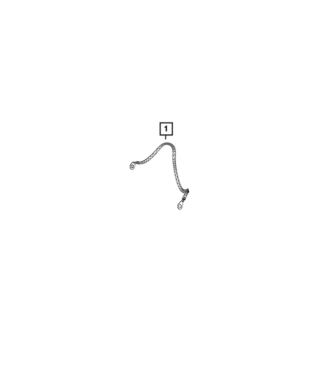56029175AA - Electrical: Ground Strap for Mopar Image
