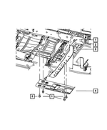 6507342AA - Front Axle; Corporate 205 MM Heavy Duty; Differential and Drive Line: Hex Flange Head Tapping Screw &amp; Washer, Mounting for Mopar Image