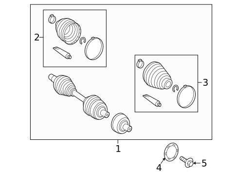 Drive Axles for 2017 Mercedes-Benz B 250e #0