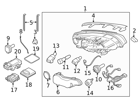 Bulbs - Chassis for 2009 Volvo S80 #0