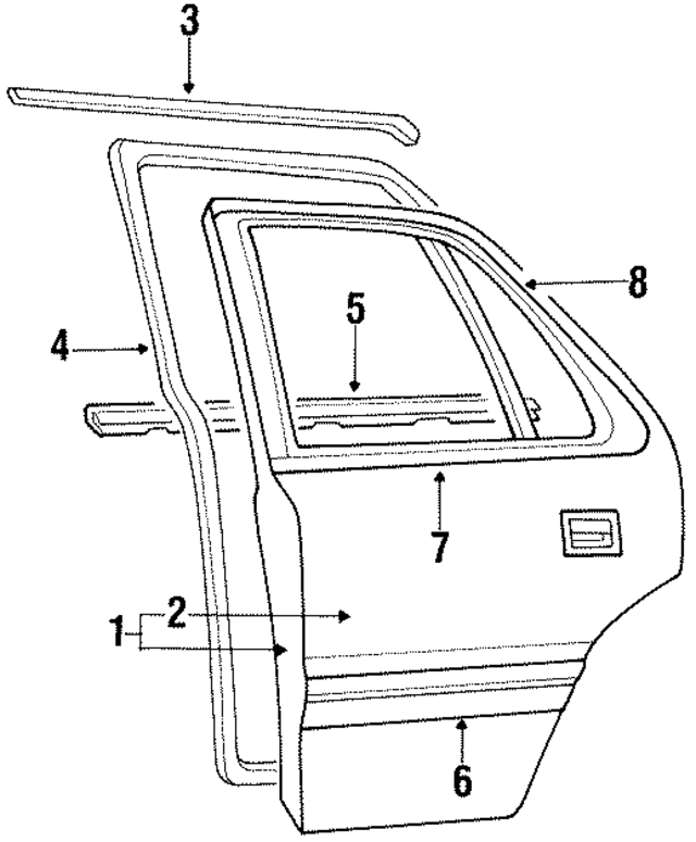 4397468 - Body: Door Shell for Mopar Image