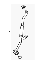 2561802900 - Engine: Oil Return Tube for Mercedes-Benz Image