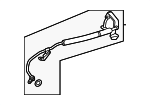 2561802500 - Engine: Oil Feed Tube for Mercedes-Benz Image