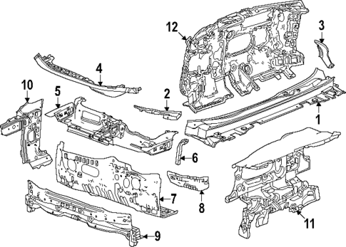 Cowl for 2024 Chevrolet Blazer EV #0