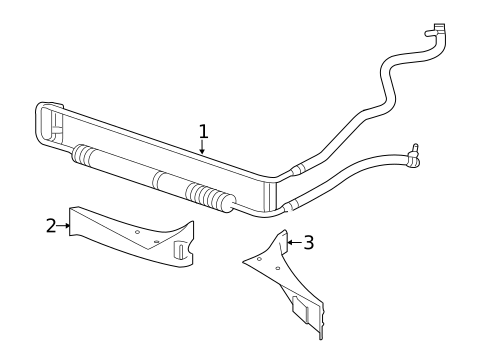 Power Steering Oil Cooler for 2015 Jaguar XF #0