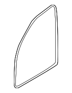 51767060229 - Body: Surround Weather-strip for BMW: 325i, 325xi, 328i, 328i xDrive, 328xi, 330i, 330xi, 335d, 335i, 335i xDrive, 335xi, M3 Image