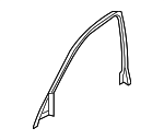 51337258576 - : Window Frame for BMW: 328i, 328i xDrive, 335d, 335i, 335i xDrive, M3 Image