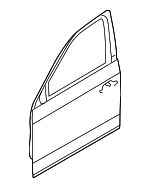 41515A2A386 - Body: Door Shell for BMW: 325i, 325xi, 328i, 328i xDrive, 328xi, 330i, 330xi, 335d, 335i, 335i xDrive, 335xi, M3 Image