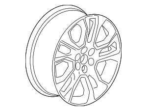 84640408 - : Part# 84640408 Wheel for Chevrolet: Traverse Image