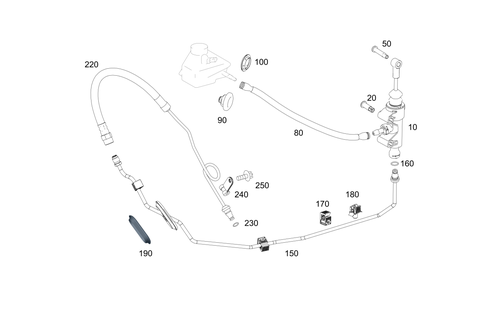 Pedal Assembly Hydraulics for 2015 Mercedes-Benz E550 #0