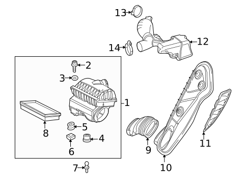 Air Intake for 2010 Smart Fortwo #0