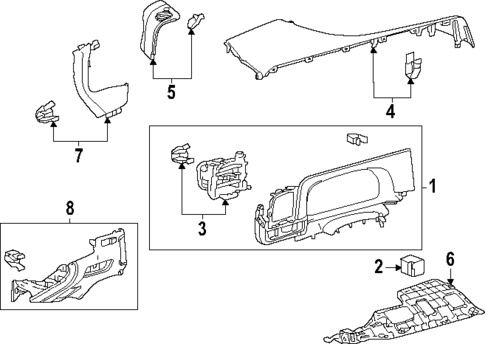 Instrument Panel Components for 2025 Toyota Crown Signia #0