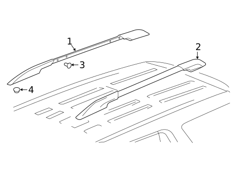 Luggage Carrier for 2018 GMC Acadia #0