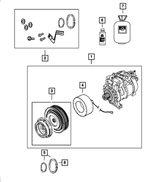 5114554AA - Air Conditioners and Heaters: Compressor Lubricant for Mopar Image