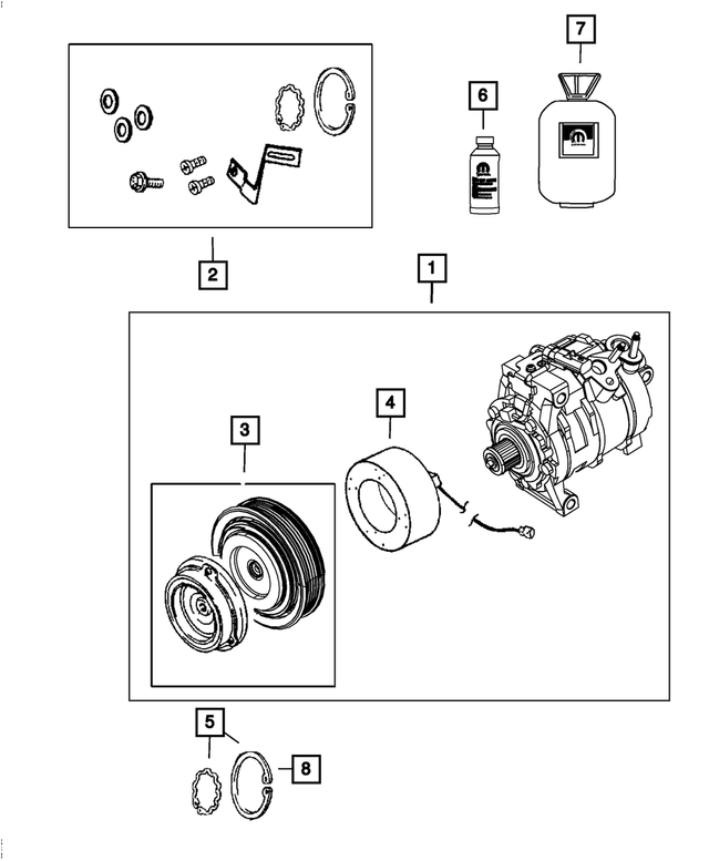 5114554AF - Air Conditioners and Heaters: Compressor Lubricant for Mopar Image