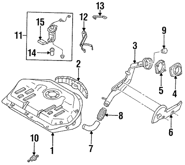 B5060D4200 - : Fuel Gauge Sending Unit for Nissan: Maxima, Pulsar NX, Sentra, Stanza Image
