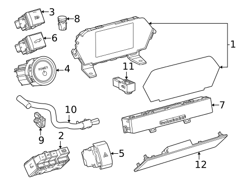 Ignition Lock for 2023 Toyota bZ4X #0