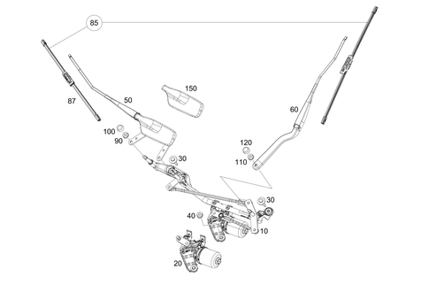 Pane Wiper for 2009 Smart Fortwo #0