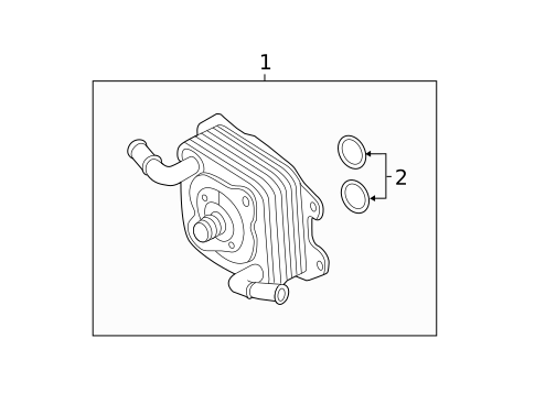 Oil Cooler for 2023 INFINITI QX80 #0