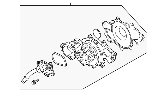 PW-649 - Motorcraft™ Water Pump - 2021-2026 Ford | Eastgate Ford Parts