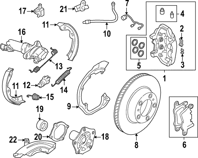 9J1615602B - : Disc Brake Rotor for Audi: e-tron GT, RS e-tron GT Image
