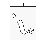 1K0868887D71N - Body: Front Cover for Volkswagen: GTI, Jetta, R32, Rabbit Image