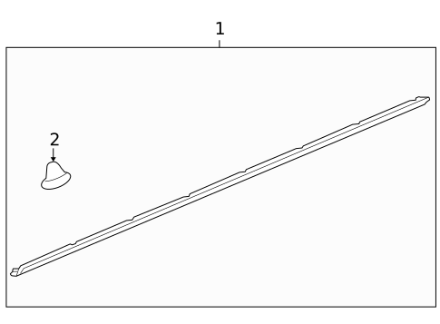 Exterior Trim - Pillars for 2011 GMC Terrain #0