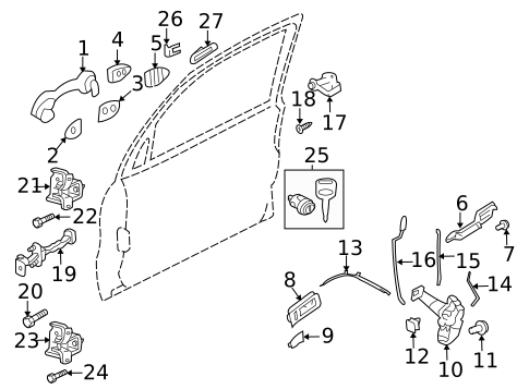 Keyless Entry Components for 2008 Ford Escape #0