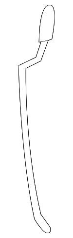 8L8Z7821852A - Body: Lock Rod for Ford: Escape | Mercury: Mariner Image