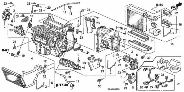 Heater Unit for 2008 Acura TSX #0