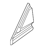 8Y0867367 - Body: Corner Trim Seal for Audi: A3, A3 Quattro, RS3, S3 Image