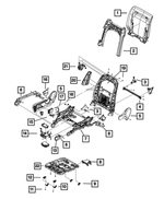 1UP58DX9AA - : Riser Shield, Outboard for Dodge: Durango Image