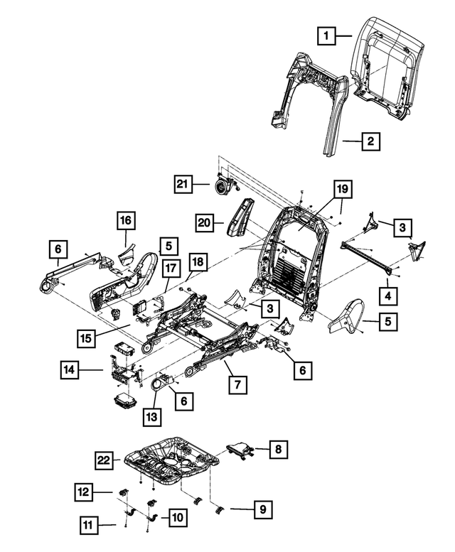 1UQ13DX9AA - Interior Trim: Seat Adjuster Shield for Mopar Image