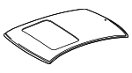 2126570909 - Body: Roof Panel for Mercedes-Benz Image