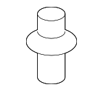 90657SA5003 - Body: Support Panel Clip for Honda: Accord, Civic, Insight Image