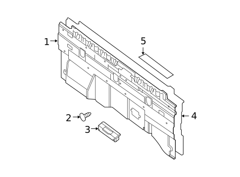 Interior Trim - Cab for 2010 Nissan TITAN #6