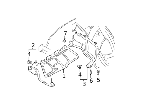 Splash Shields for 2001 Volkswagen Golf #0