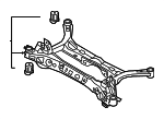 5Q0505301A - Suspension: Suspension Cross-member for Audi: A3, A3 Quattro, TT Quattro Image