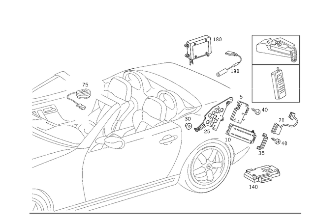 2208200985 - Electrical System: Control Unit for Mercedes-Benz Image image