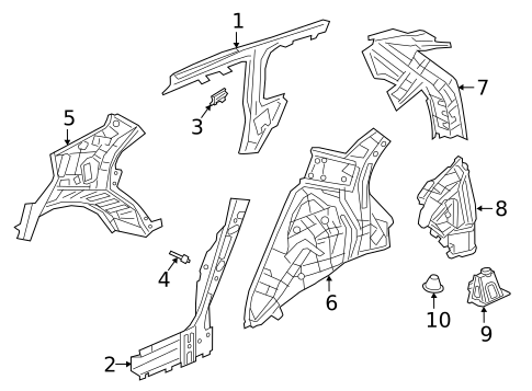 Inner Structure for 2024 Honda Passport #0