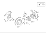 1294200083 - : Parts Kit, Brake Caliper for Mercedes-Benz Image