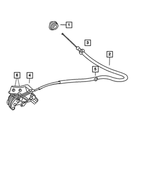 5214416 - Fuel: Throttle Control Cable Grommet for Chrysler: PT Cruiser, Town &amp; Country, Voyager | Dodge: Caravan, Grand Caravan, Neon Image