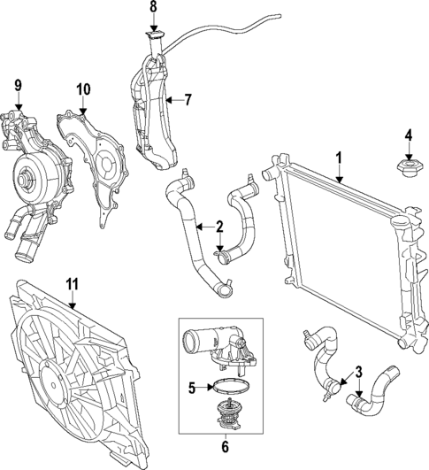 Cooling System for 2013 Ram 1500 #0