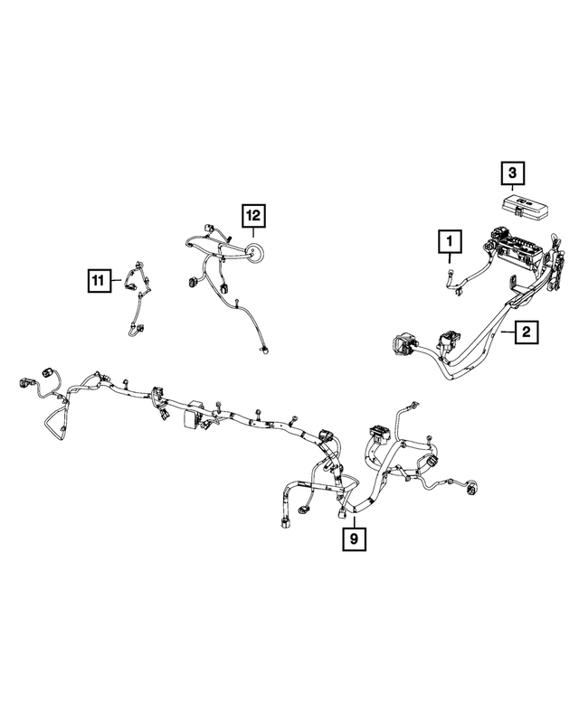 52112155AC - : Dash Wiring for Mopar Image