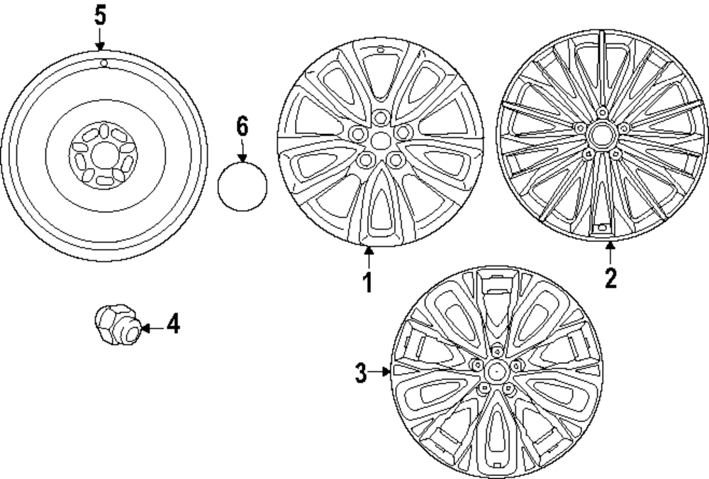 2024-2025 Mazda CX-90 Wheel, Alloy 9965-02-9510 | OEM Parts Online