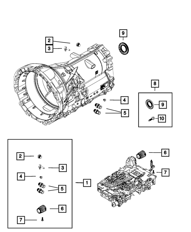 « 68241047AC – Transmission : Transmission Trousse De Bouchons pour Mopar Image »