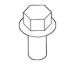 91560SYVA01 - Body: Front Sill Plate Clip for Acura Image