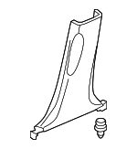 Lower Center Pillar Trim