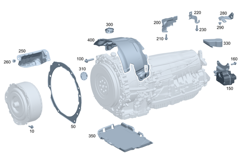 Detachable Transmission Parts for 2018 Mercedes-Benz GLC350e #0